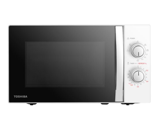 Microwave Oven with Grill , 20 L, Mechanical control, Rotating Plate, Timer: 35 m, Built-in LED Lights, 800 W, Grill 1000 W, 5 power levels, whiteSize: 259 x 440 X 334