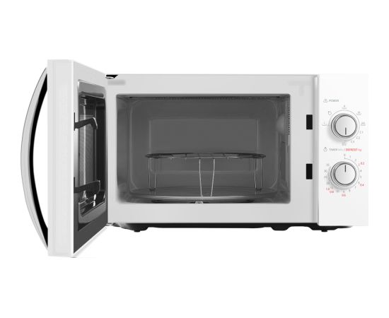 Microwave Oven with Grill , 20 L, Mechanical control, Rotating Plate, Timer: 35 m, Built-in LED Lights, 800 W, Grill 1000 W, 5 power levels, whiteSize: 259 x 440 X 334