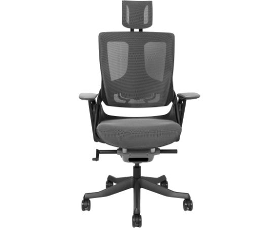 Task chair WAU with wide backrest, grey