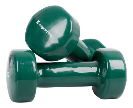 Aerobikas vinila hanteles inSPORTline 2x3kg
