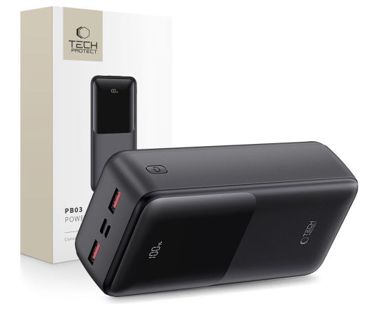 TECH-PROTECT PB03 POWER BANK 30000MAH 22.5W BLACK