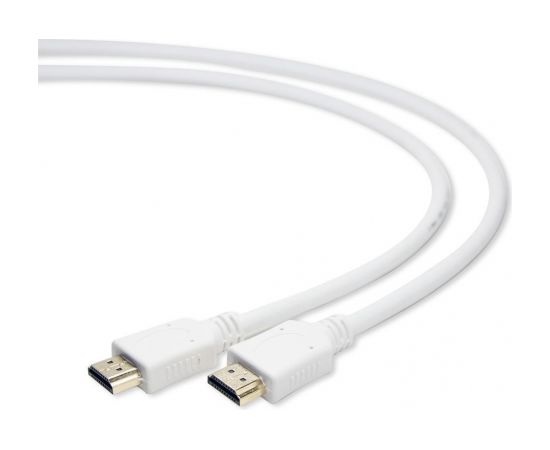 Gembird HDMI V2.0 male-male cable with gold-plated connectors 1.8m, CU white