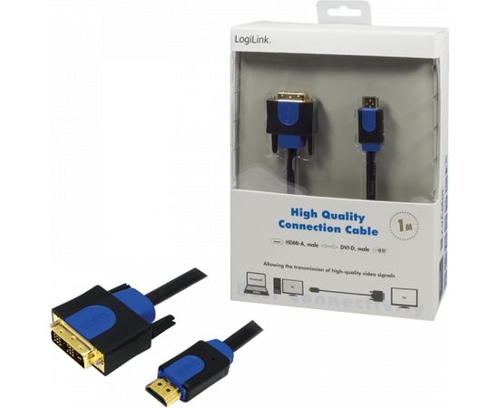 LOGILINK - Cable HDMI-DVI High Quality 1m