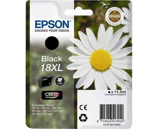 Epson Ink Black No.18XL (C13T18114012)