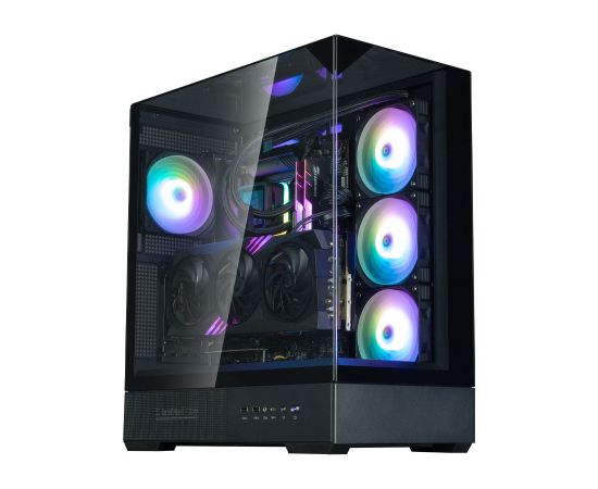 Zalman P40 Prism Black, ARGB Fan x1
