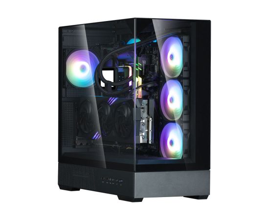 Zalman P40 Prism Black, ARGB Fan x1