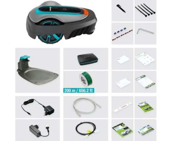 Gardena Robotic Lawnmower Sileno Life 900 Smart Lona