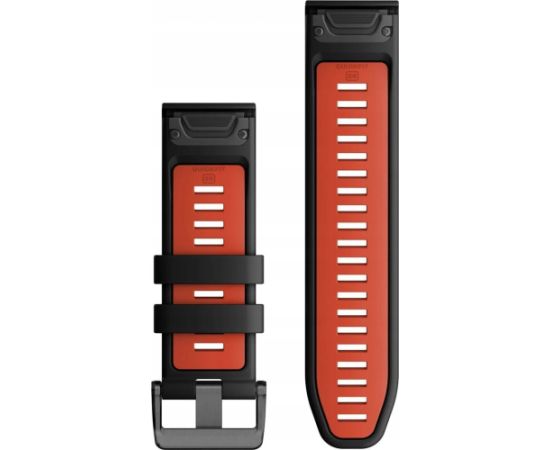 Siksniņa Garmin QuickFit 26mm Silikon Graphit/Orange