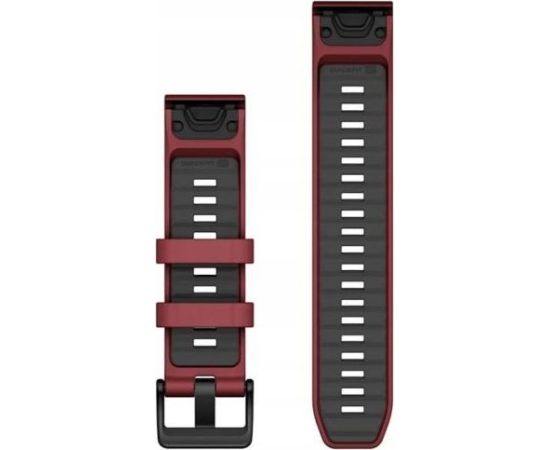 Siksniņa Garmin QuickFit 22mm Silikon Marsala/Graphit