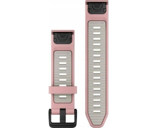 Siksniņa Garmin QuickFit-Armband 20 mm Silikon Dust Rose/Nebelgrau