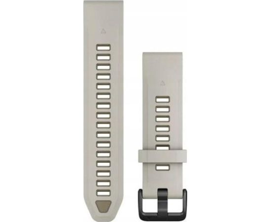 Siksniņa Garmin QuickFit-Armband 20 mm Silikon Nebelgrau/Sandstein