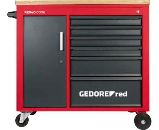 Instrumentu rati Gedore red Workshop Trolley MECHANIC PLUS with 6 Drawers