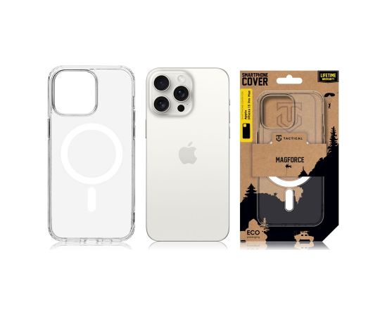 TACTICAL MagForce vāciņš Apple iPhone 15 Pro Max caurspīdīgs