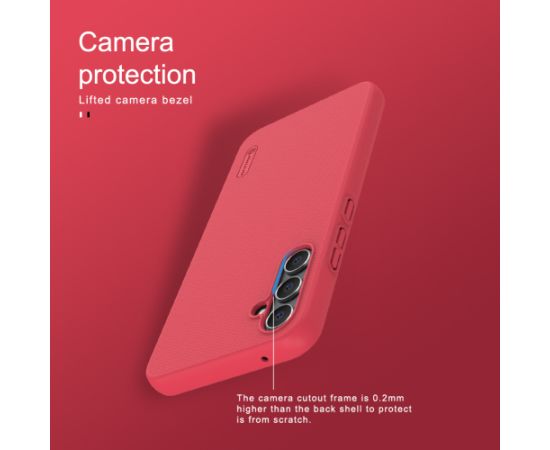 Nillkin Super matēts aizmugurējais vāciņš priekš Samsung Galaxy A34 5G Peacock Blue