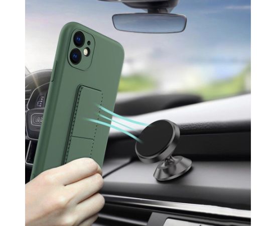 Wozinsky Kickstand Case силиконовый чехол с подставкой для iPhone 13 серый