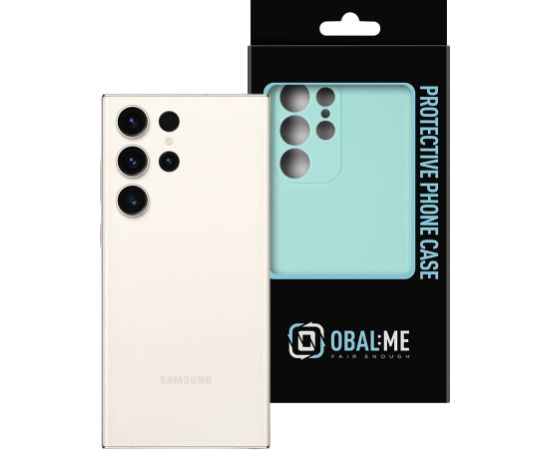 OBAL:ME Matēts TPU korpuss Samsung Galaxy S23 Ultra | tirkīza krāsā