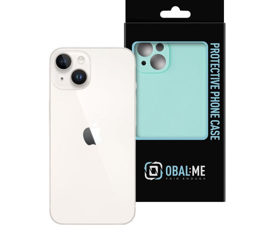Матовый TPU чехол OBAL:ME для Apple iPhone 14 бирюзовый