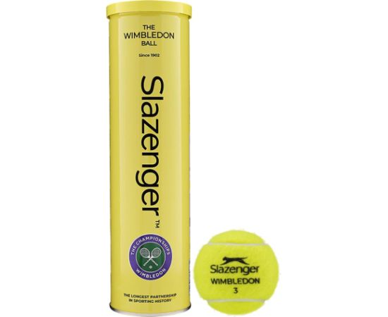 Dunlop Tennis balls SLAZENGER WIMBLEDON 4-tin