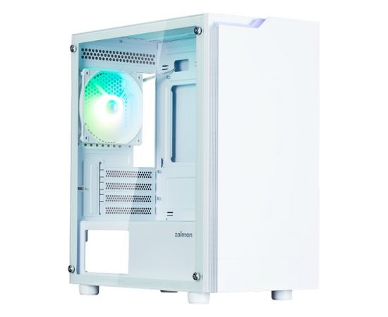 Zalman T4 Plus White  Mini Tower Case, 120mm ARGB Fan x1