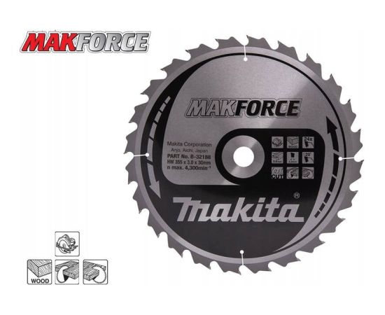 Pilarka tarczowa Makita MAKITA CIRCULAR SAW 355x30x24z MAKFORCE WOOD