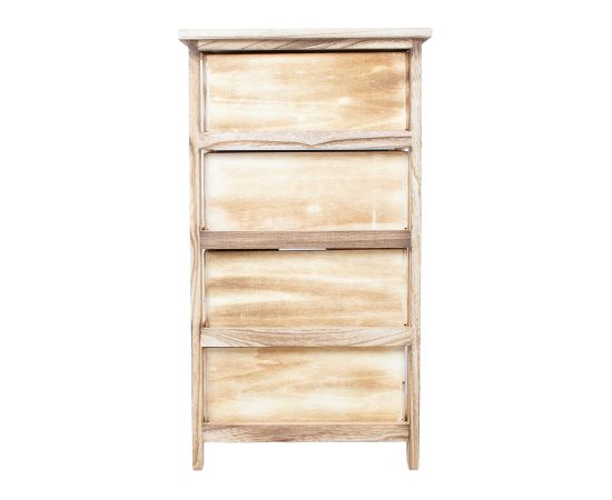 Chest of drawers MIHKLI with 4 storage units 40x29x73cm, natural