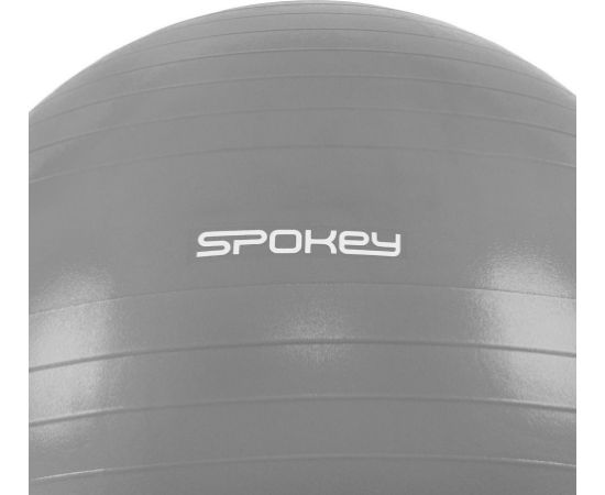 Trenažieru zāles bumba pelēka Spokey FITBALL III