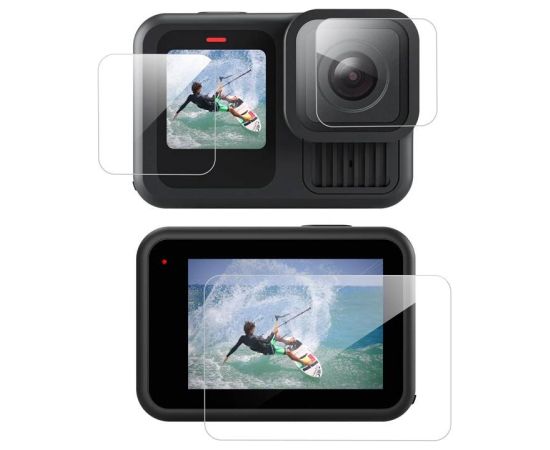 Telesin 3-in-1 Tempered Glass for GoPro Hero 13 Black (S6-FLM-07-TGP)