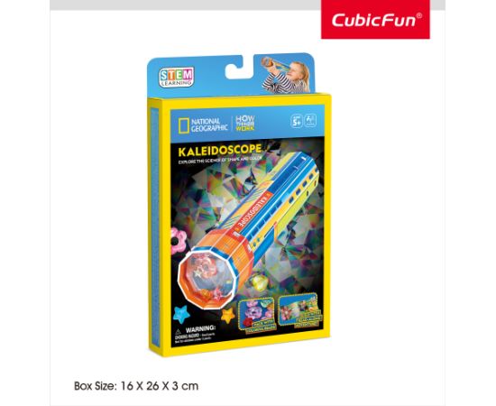 CUBIC FUN National Geographic 3D dėlionė Kaleidoskops