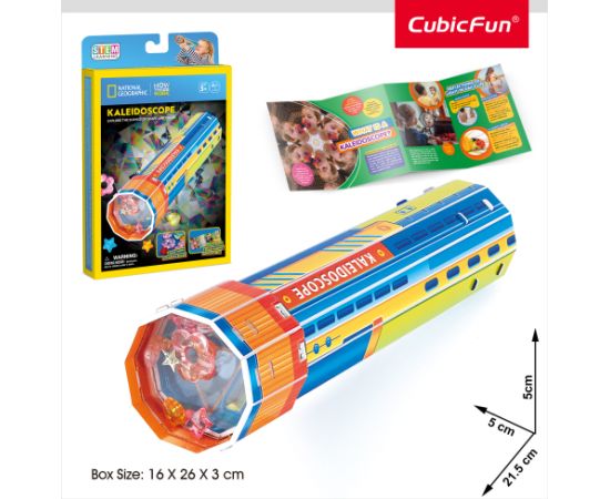 CUBIC FUN National Geographic 3D dėlionė Kaleidoskops