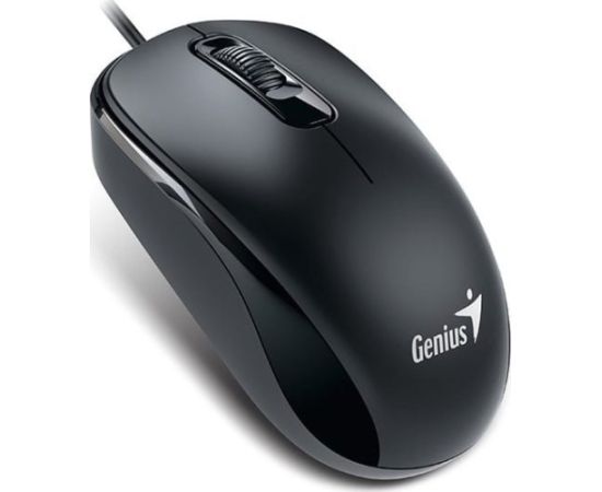 Mouse wire, Genius DX-110, black, optical, 1200DPI, USB-C