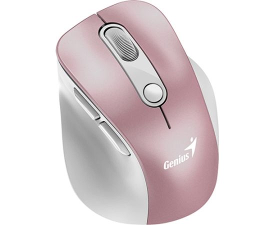 Mouse wireless, Genius Ergo 9000S Pro, pink, optical, 2400DPI