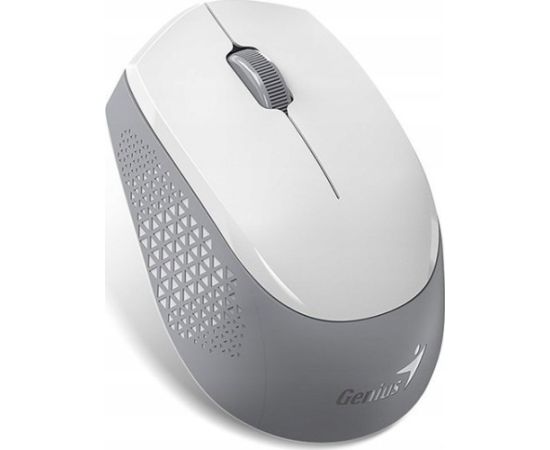 Mouse wireless, Genius NX-8000S BT, white and gray, optical, 1200DPI