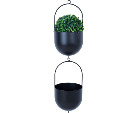 Hangingpot DEIA  D16xH15/32cm, black