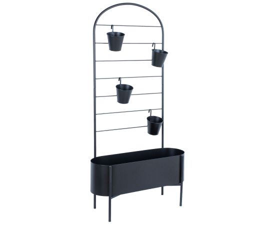 Puķu statīvs DEYA 70,5x26xH137cm, melns