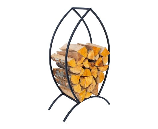 Logholder DEIA FOREST  52x25xH90cm, black