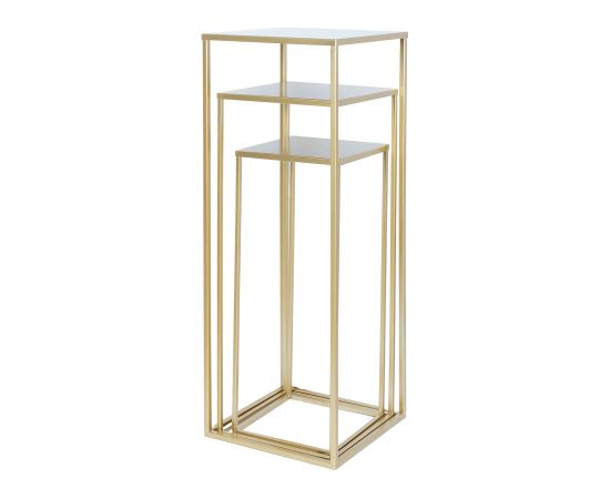 Flowerstand DEIA CHE M  22x22xH60cm, golden