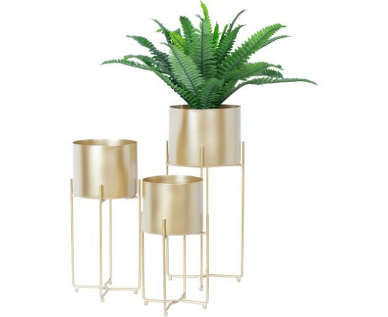 Flowerstand DEIA GOLD L  24,5x23,5xH57cm, golden