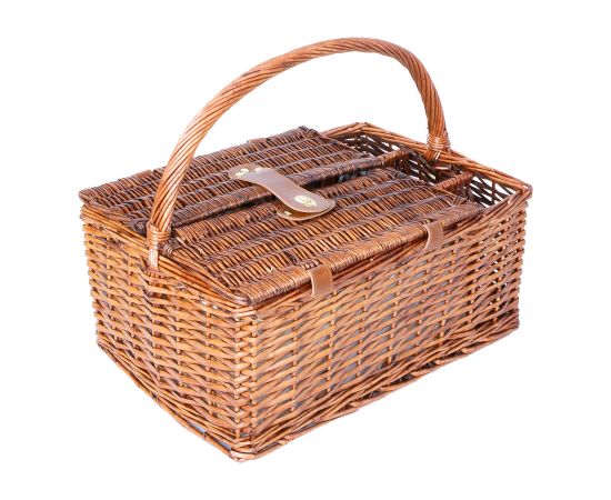 Picnic basket for 4 people, 46x33xH22/40cm