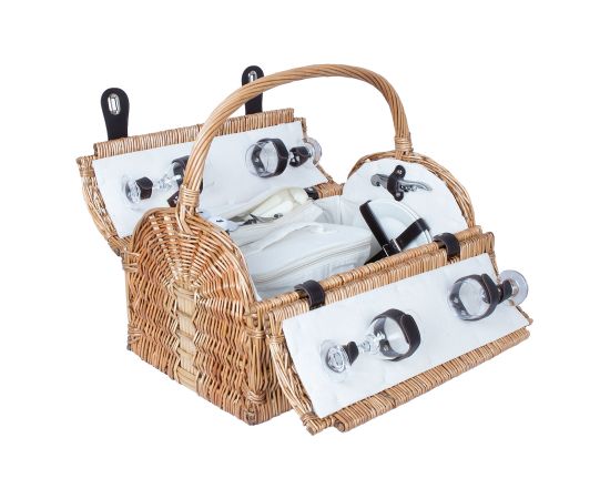 Piknika grozs GINO 4 personām, 47x31xH23/28/38cm