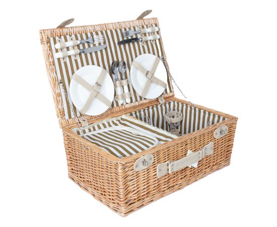 Picnic basket for 4 people, 54x34xH21cm