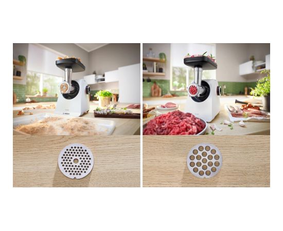 Bosch Serie 4 MFWS420W mincer 1900 W White, Black