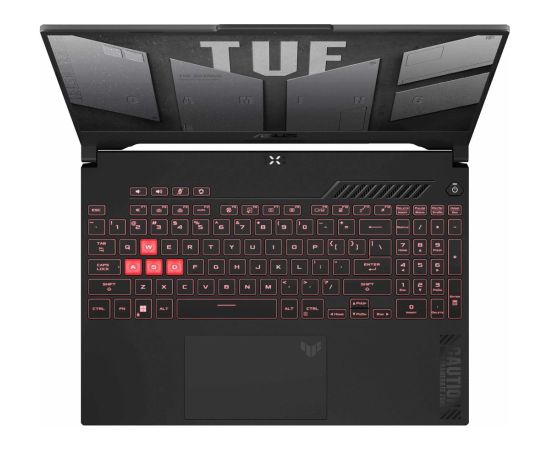 ASUS TUF Gaming A15 FA507NVR-LP005 Ryzen 7 7435HS 15.6"FHD 144Hz Value IPS-level 250nits AG 16GB DDR5 4800 SSD512 GeForce RTX 4060 8GB LAN WLAN+BT Cam720p 90WHrs NoOS Mecha Gray Portatīvie datori