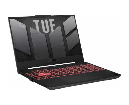 ASUS TUF Gaming A15 FA507NVR-LP005 Ryzen 7 7435HS 15.6"FHD 144Hz Value IPS-level 250nits AG 16GB DDR5 4800 SSD512 GeForce RTX 4060 8GB LAN WLAN+BT Cam720p 90WHrs NoOS Mecha Gray Portatīvie datori