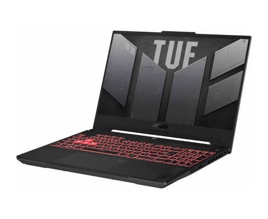 ASUS TUF Gaming A15 FA507NVR-LP005 Ryzen 7 7435HS 15.6"FHD 144Hz Value IPS-level 250nits AG 16GB DDR5 4800 SSD512 GeForce RTX 4060 8GB LAN WLAN+BT Cam720p 90WHrs NoOS Mecha Gray Portatīvie datori