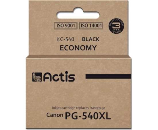 Actis KC-540 Ink (replacement for Canon PG-540XL; Supreme; 22 ml; black).