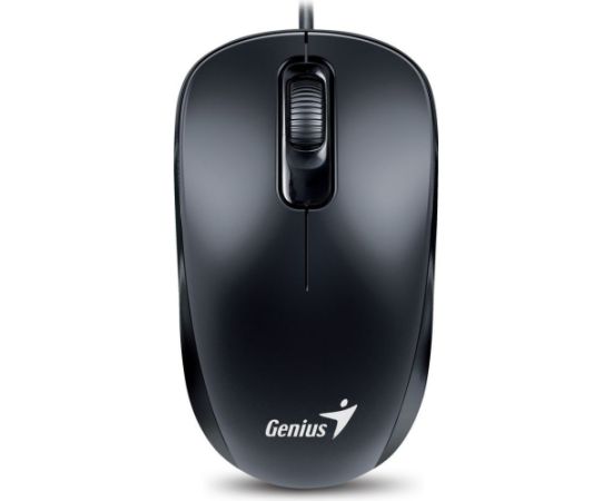 Mouse wired, Genius DX-110, black, optical, 1000DPI, USB