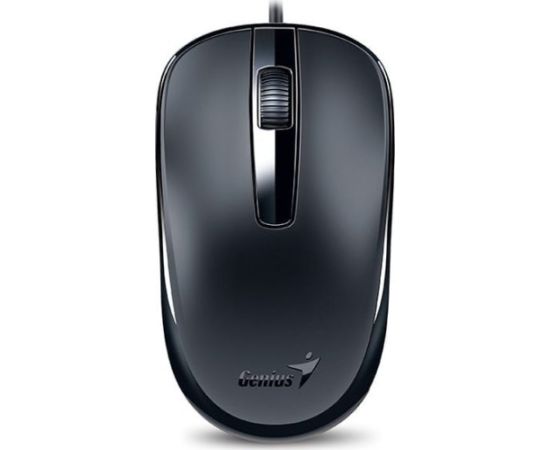 Mouse wired, Genius DX-120, black, optical, 1200DPI, USB-C