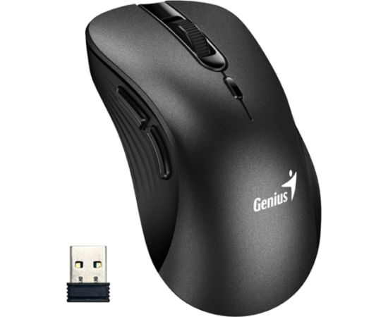 Mouse wireless, Genius Ergo 8100S, black, optical, 1600DPI