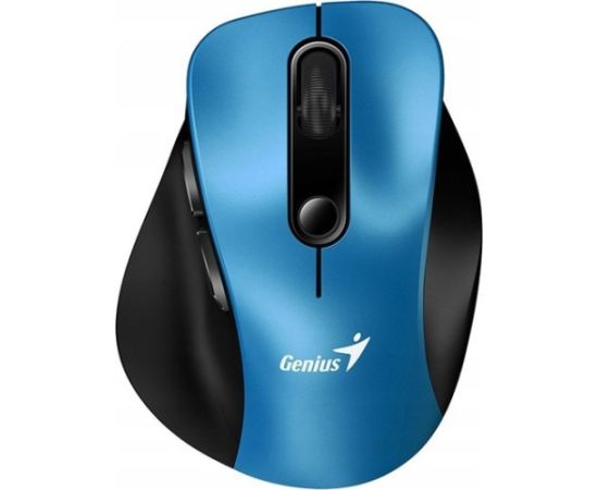 Mouse wireless, Genius Ergo 9000S, black and blue, optical, 2400DPI