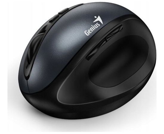 Mouse wireless, Genius Ergo 8300S, black and grey, optical, 1600DPI